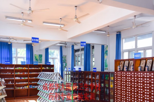 成都华大卫校药剂专业实训室