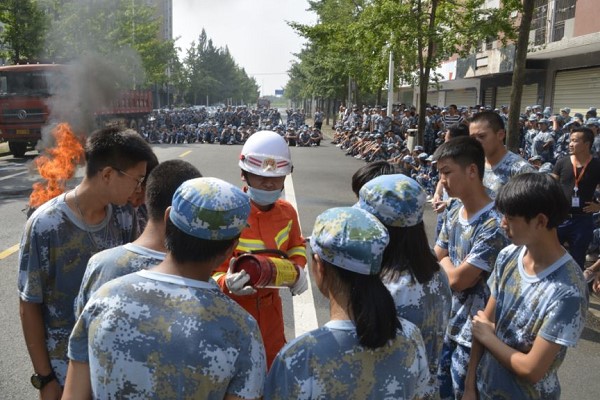 中国五冶大学2019级新生“零”距离学习消防安全知识 中国五冶大学2019级新生“零”距离学习消防安全知识