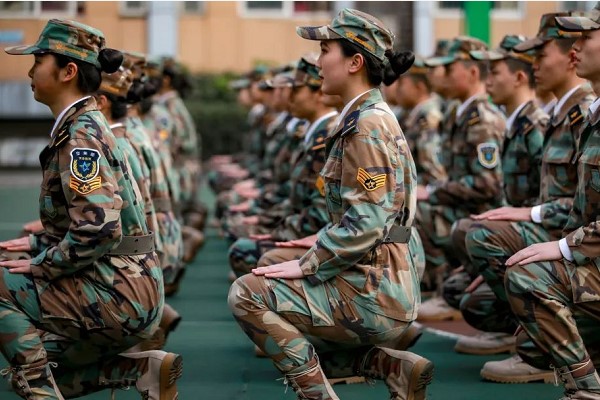 成都中职学校东星航空职业学校空乘专业学子会操