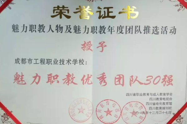 四川职业高中有哪些获魅力职教大奖—成都市工程职业技术学校