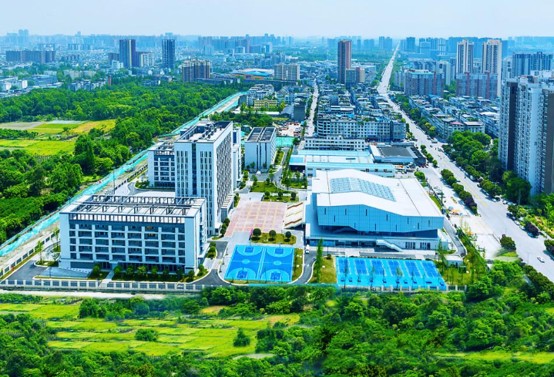 四川理工技师学院鸟瞰全景