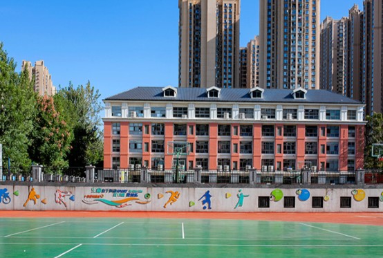 龙泉驿区竹子学校校园一角