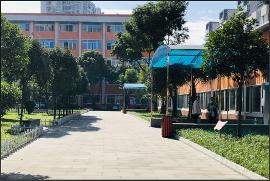 四川现代艺术学校环境一角